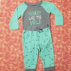 Long sleeve bodysuit and pants